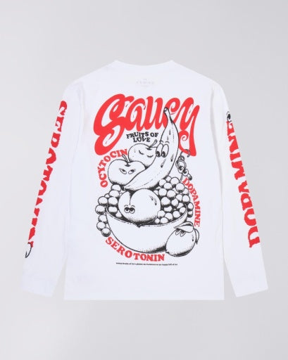 Long Sleeve Graphic Tee - White