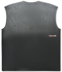 Graphic Ombre Tank Top - Grey Ombre