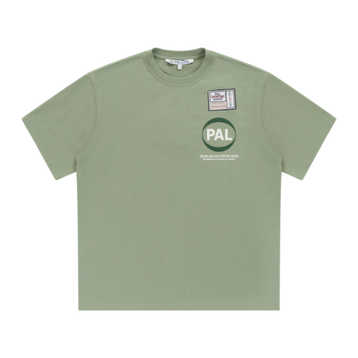 Graphic Logo Crewneck T-shirt - Sage Green