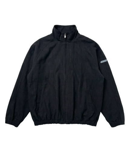 Zip-Up Track Jacket - Black