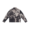 Patterned Zip-up Jacket - Grey Scale Print