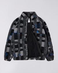 Abstract Pattern Fleece Jacket - Multi
