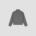 Full Zip Fleece Jacket - Charcoal Grey