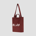 Embroidered Logo Tote Bag - Rust