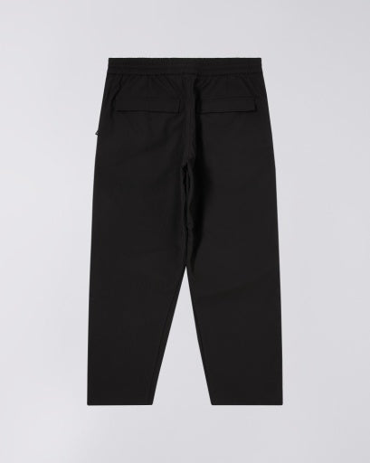 Cargo Drawstring Track Pants - Black