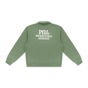Polo Collar Sweatshirt - Light Green