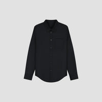 Long Sleeve Button Shirt - Black