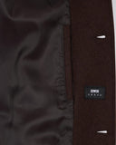 Single Breasted Trench Coat - Dark Brown
