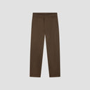 Relaxed Fit Drawstring Trousers - Brown