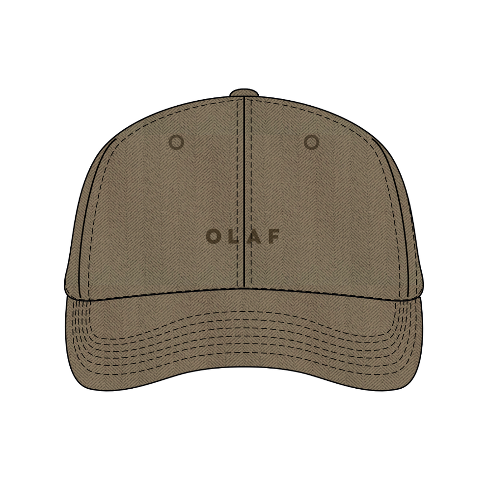 Embroidered Casual Baseball Cap - Brown