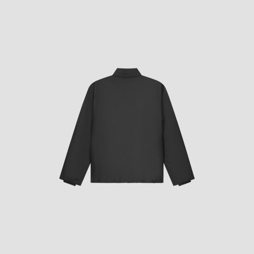PEACHED PADDED JACKET van OLAF HUSSEIN in de kleur grijs — afbeelding 2 van 2