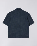 Checked Camp Collar Shirt - Navy Check