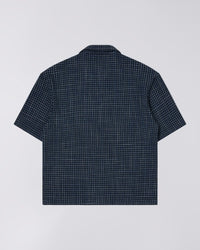 Checked Camp Collar Shirt - Navy Check
