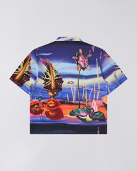Abstract Print Camp Shirt - Multi