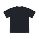 Embroidered Chest Graphic T-Shirt - Black