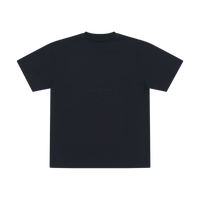 Embroidered Chest Graphic T-Shirt - Black