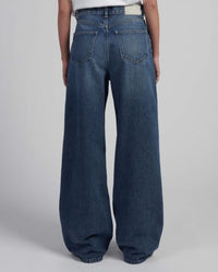 Long Denim Skirt - Blue Denim