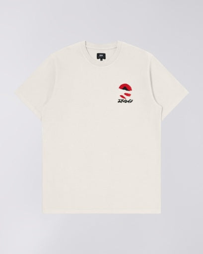 Embroidered Crewneck T-shirt - Cream