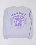 Graphic Crewneck Sweatshirt - Light Grey