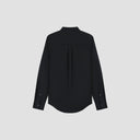 Long Sleeve Button Shirt - Black