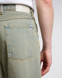 Relaxed Fit Washed Jeans - Washed Green