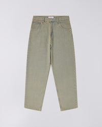 Relaxed Fit Washed Jeans - Washed Green