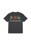 Washed Short Sleeve T-Shirt - Charcoal