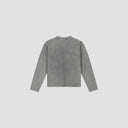 Washed Graphic Longsleeve T-Shirt - Washed Gray