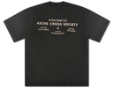 Short Sleeve Graphic T-shirt - Washed Black