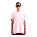 Basic Worn-out Oversized T-shirt van Stieglitz in de kleur roze — afbeelding 4 van 5