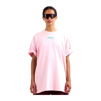 Basic Worn-out Oversized T-shirt van Stieglitz in de kleur roze — afbeelding 4 van 5