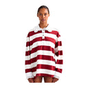 Zelina Polo Longsleeve Lace Cuff van Stieglitz in de kleur bruin — afbeelding 1 van 6