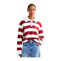 Zelina Polo Longsleeve Lace Cuff van Stieglitz in de kleur bruin — afbeelding 4 van 6