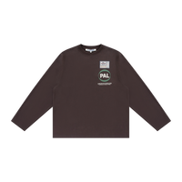 Pre Game Longsleeve Deep Mahogany