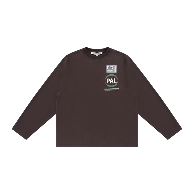 Pre Game Longsleeve Deep Mahogany